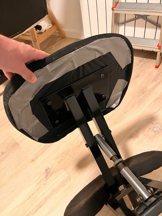 Silla ergonómica rodillas negra