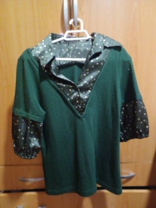 Blusa estampada leopardo roja