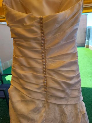 Vestido de Novia EVA Novias Talla 36-38 Blancoroto