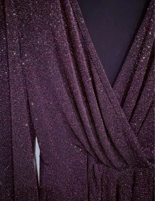 Vestido corto / camisola larga brillante Mango S
