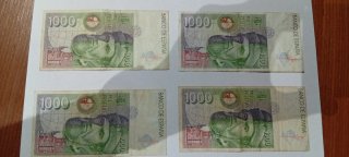 10 Notas 1000 Pesetas 1992