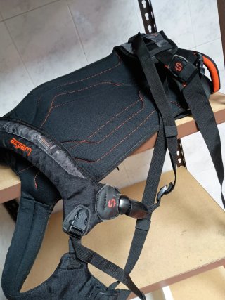 Mochila de esquí con estampado