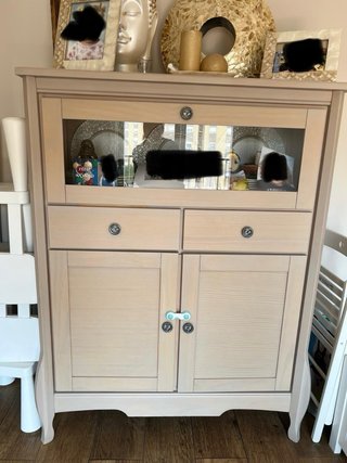 Mueble de salón madera clara. Preguntar medidas
