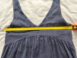 Vestido playero Pull and Bear azul marino