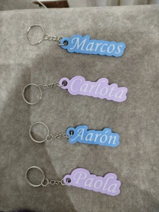 Llaveros Personalizados 3D