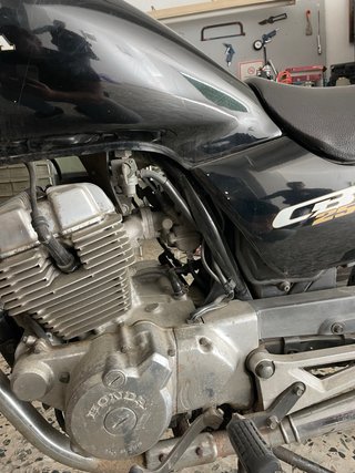 Honda CB250cc Negra