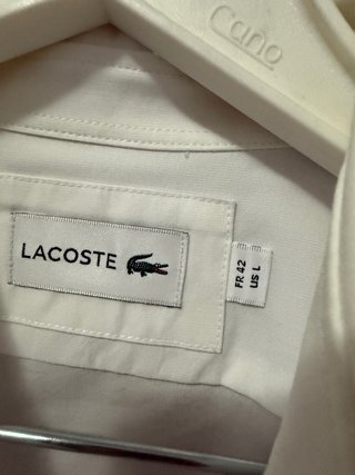Camisa Lacoste Blanca
