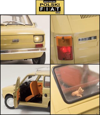 Maqueta Polski Fiat 126p 1/8 IXO