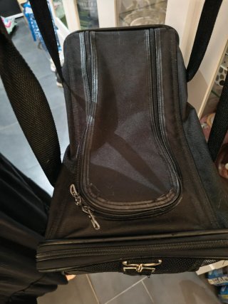 Transportín para gatos negro