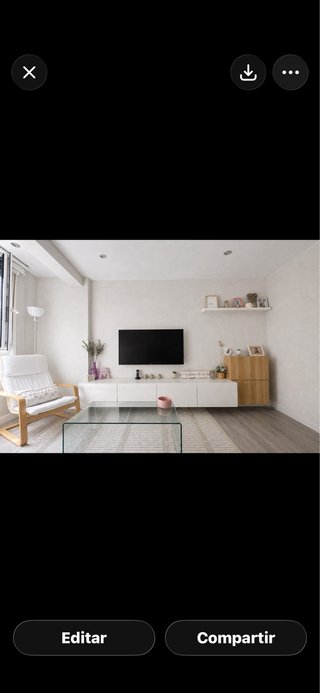 Sillón Ikea beige tela y madera