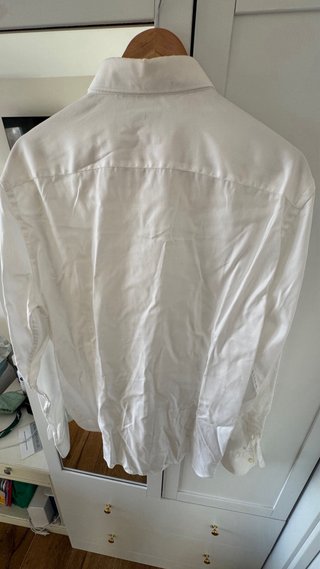 Camisa Massimo Dutti Blanca Talla 45/2XL