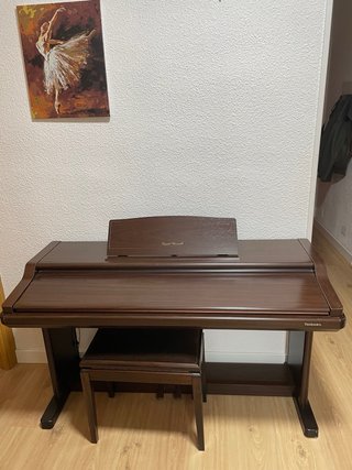 Piano eléctrico Technics mueble con banqueta