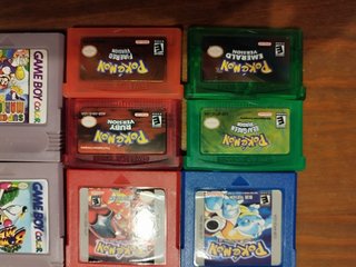 Cartuchos Pokémon GBA (Vários Títulos)