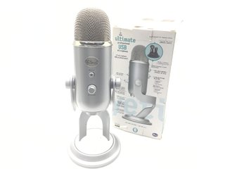 Micrófono Blue Yeti Profesional USB Plata