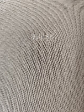 Jersey Guess manga larga hombre beige