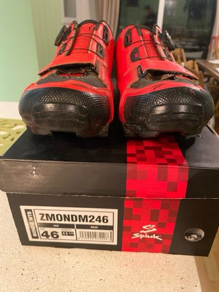 Zapatillas Ciclismo Spiuk Rojas Talla 46