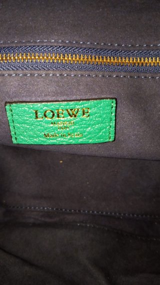 Bolso Loewe Amazona Verde Piel