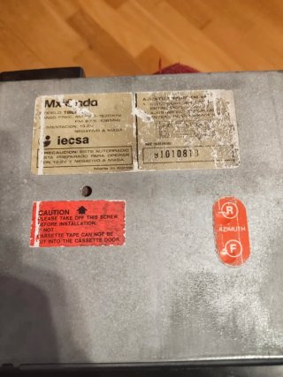 Radio Coche Mx Onda Tiber II