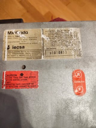 Radio Coche Mx Onda Tiber II