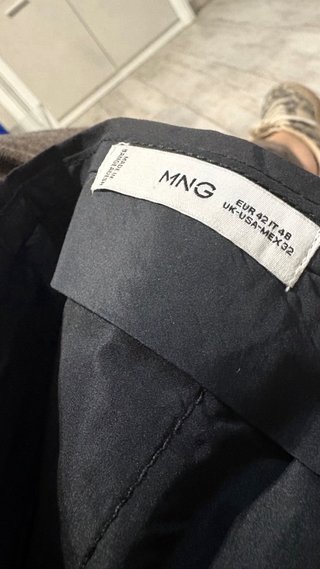 Pantalón Mango vestir azul marino