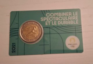 Moneda Coin Pièce 2 Euros Set Lote Paris 2021