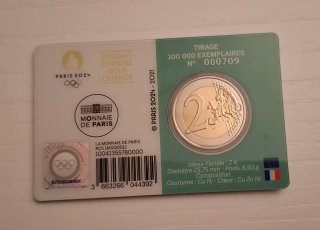 Moneda Coin Pièce 2 Euros Set Lote Paris 2021