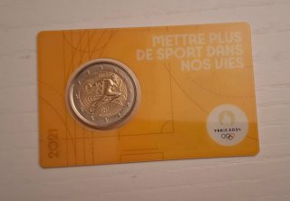 Moneda Coin Pièce 2 Euros Set Lote Paris 2021