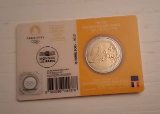 Moneda Coin Pièce 2 Euros Set Lote Paris 2021
