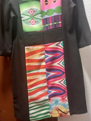 Vestido Dislay Talla M Mangas 3/4