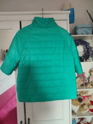 Piumino verde nuovo