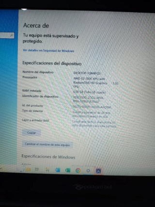 Packard Bell Portátil 6GB RAM 1TB Windows