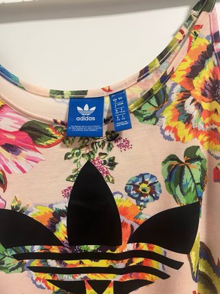 Vestido Adidas Floral Talla S