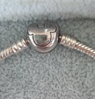 Pulsera Disney Plata Mickey  con Circonitas Nueva