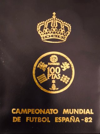 Cartera Colección Monedas 1980 España 82
