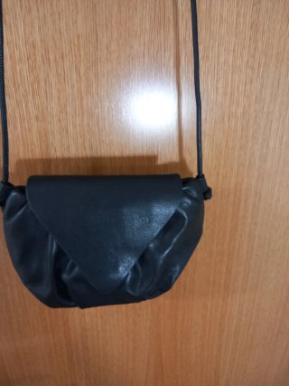 Bolso negro bombonera