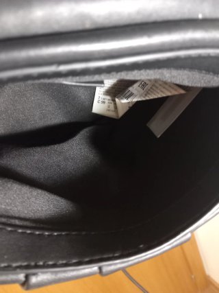 Bolso negro bombonera