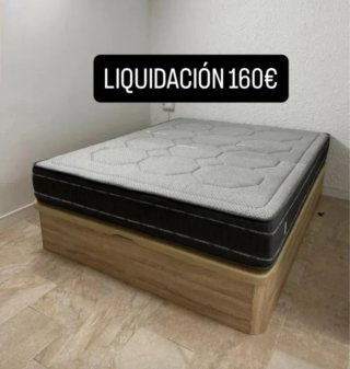 Canapés abatible madera 135x190 nuevos