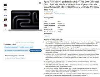Apple MacBook Pro 14 Plata