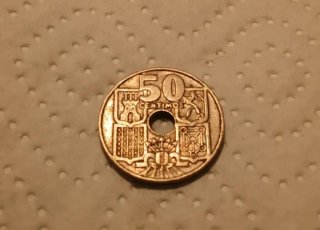 50 céntimos Estado Español 1963 Estrella 63
