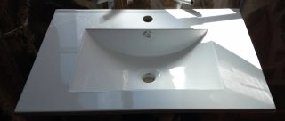 Lavabi da incasso in porcellana bianco