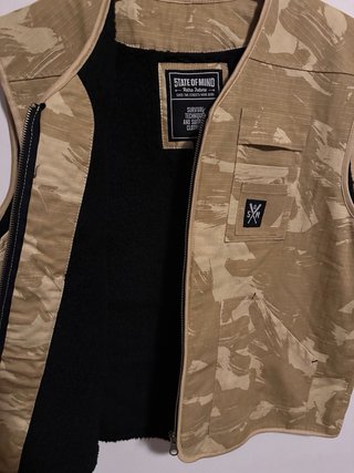 Gilet State of Mind Beige Multicolor