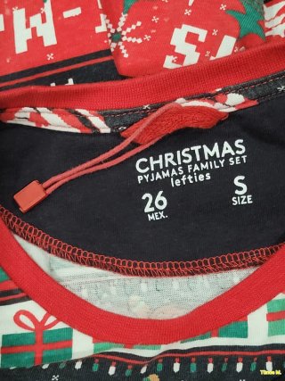 Conjunto Pijama Navideño Mujer Lefties Talla S