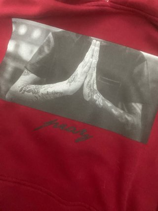Sudadera Pray Granate Talla S