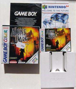 Caja Original Alone in the Dark GBC con guía