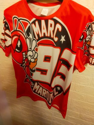 t.L-XL y XXL,M.Marquez estampado doble cara, NUEVA
