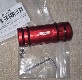 Extensor Palanca Cambios Aluminio CNC RS Rojo