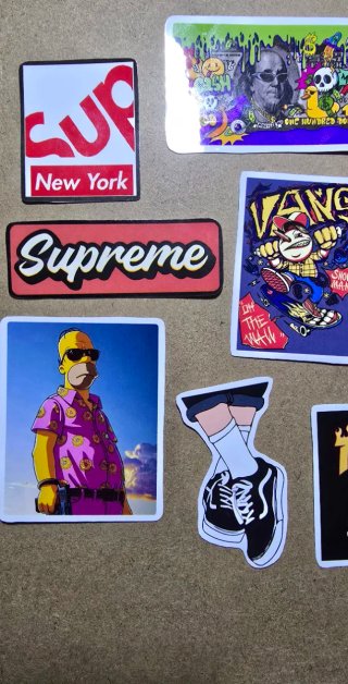 Conjunto de 20 Stickers Variados