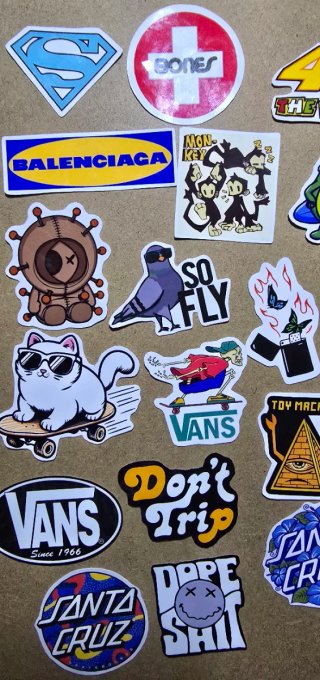 Pack 40 Stickers Variados