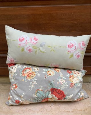 Coppia Cuscini Decorativi Floreali
