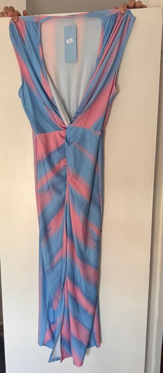 Vestido mujer elástico estampado